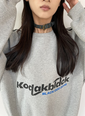 复古千禧辣妹牛仔项圈