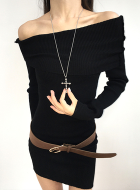 冷淡风cleanfit十字架项链