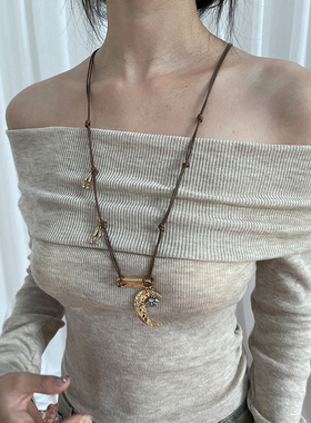 波西米亚风超长款项链