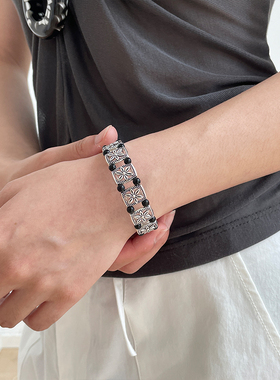 复古新中式花朵串珠手镯