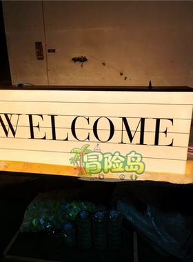 LED发光亚克力广告牌定制商铺店铺标识牌现代装饰画发光字logo