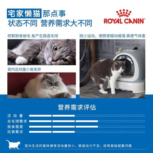 皇家猫粮 室内英短布偶通用成猫粮10KG大包装I27&F32全价猫主粮 - 图1