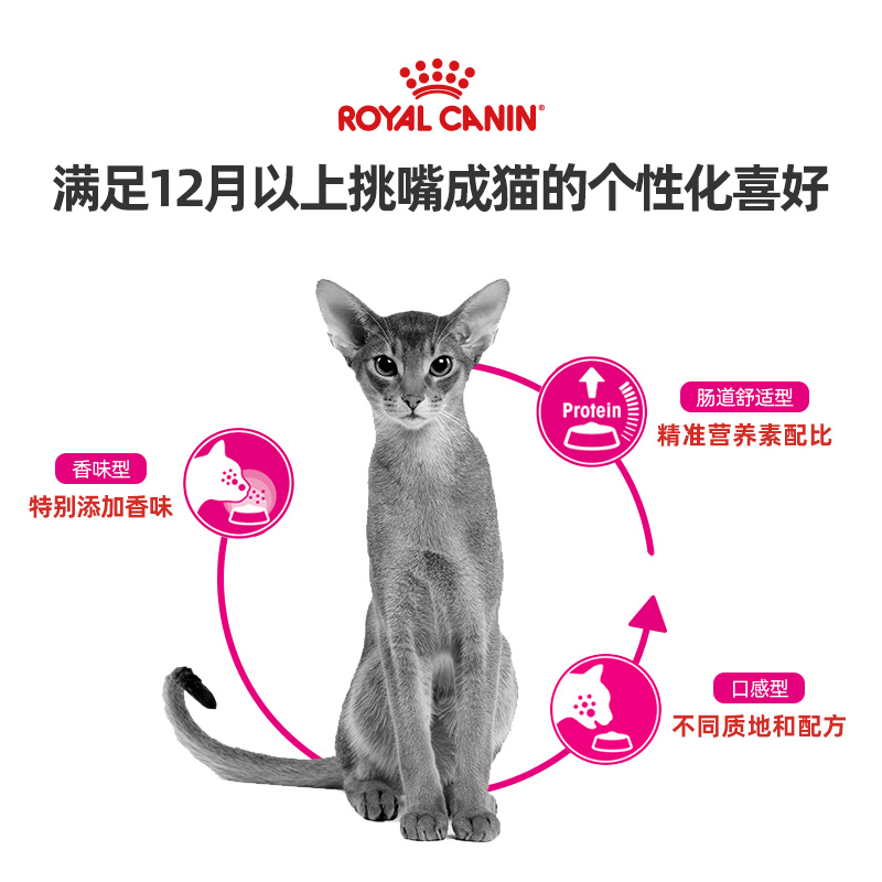 皇家全价猫粮全能优选肠道舒适/口感/香味型成猫粮通用主粮大包装