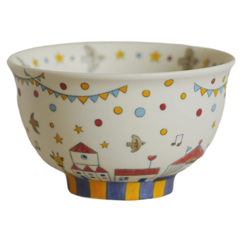 景德镇日式粗陶饭碗家用面碗汤碗复古餐具沙拉碗盘子拉面碗大碗