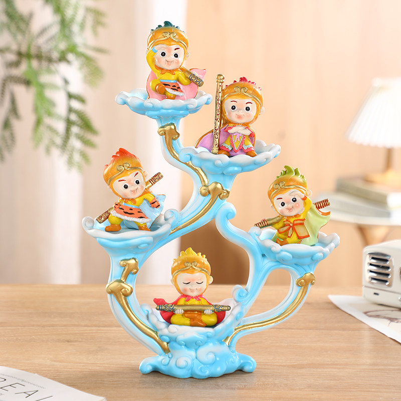 孙悟空摆件齐天大圣手办斗战胜佛桌面家居客厅酒柜玄关装饰品乔迁,淘宝优惠券,粉丝福利购,淘宝优惠卷