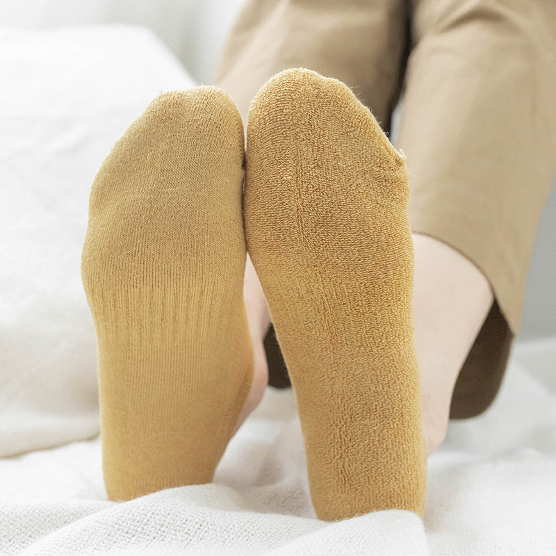 女毛巾底加厚低帮船袜 防滑不掉跟纯棉防臭吸汗秋季隐形短袜,淘宝优惠券,粉丝福利购,淘宝优惠卷