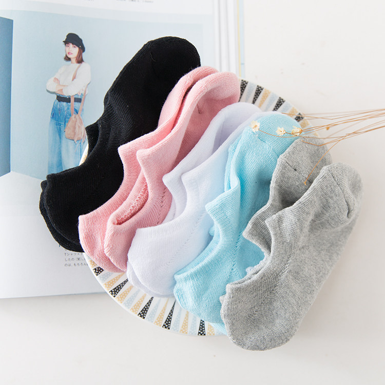 女士纯棉毛巾底加厚运动春夏季隐形浅口船袜春秋黑色短袜防臭袜子,淘宝优惠券,粉丝福利购,淘宝优惠卷