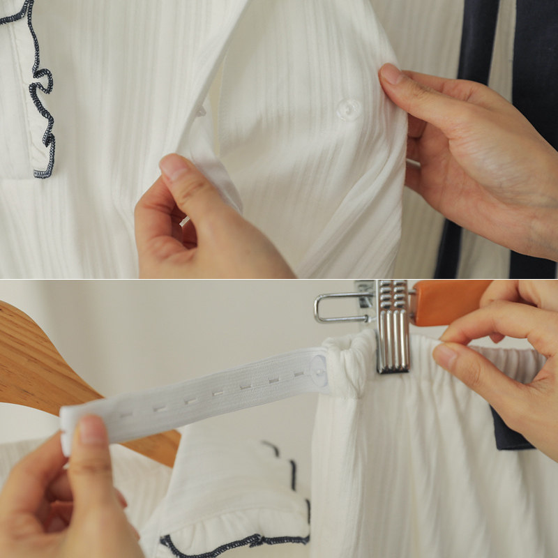 春秋季纯棉哺乳透气夏宽松6月子服 sakurawolf家居服套装