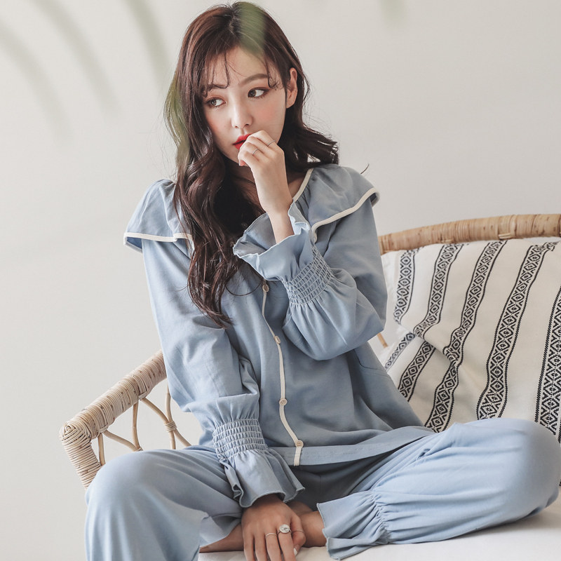 月子服春秋产后怀孕期10月份家居服 sakurawolf家居服套装