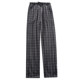 Trousers flannel men coral velvet plaid home pants