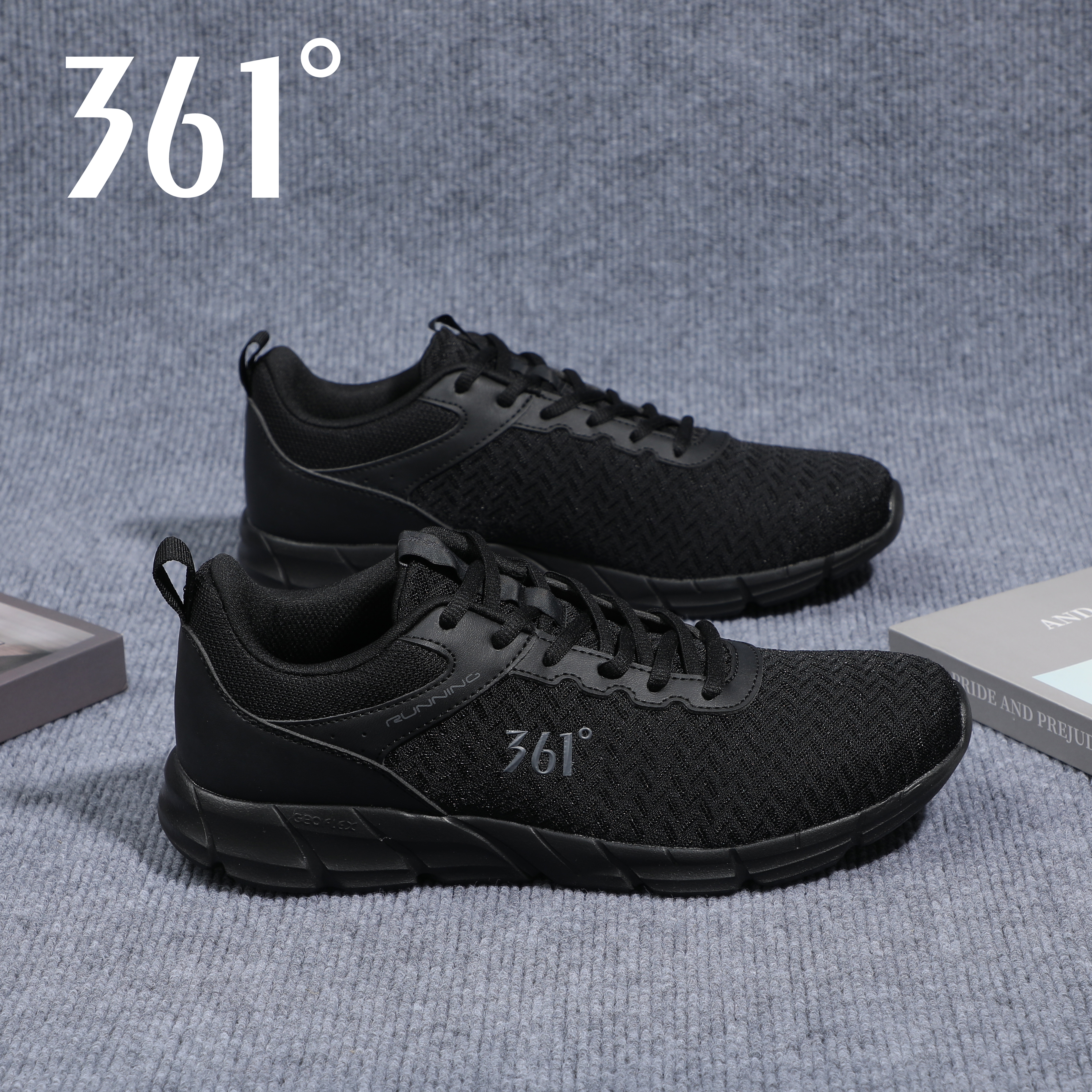 361运动鞋男款官方正品冬季新款回弹舒适透气跑步鞋学生防滑鞋子 - 图0