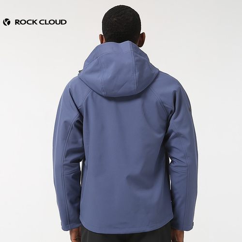 RockCloud岩云秋冬新款户外防风保暖防泼水加厚男夹克衣M1软壳衣 - 图2