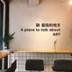 Ins literary stickers glass decorative stickers