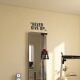 NEVER GIVE UP English motivational slogan gym sports hall mirror glass background wall decorative wall sticker