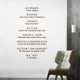 Typography text stickers wall decoration wall stickers