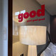 Mirror clothing store shop wall sticker