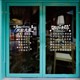 Welcome to the push-pull restaurant snack milk tea shop sticker