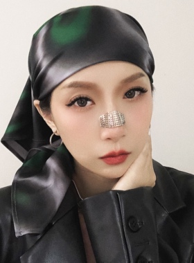 王嘉尔同款镀金日韩鼻夹欧美嘻哈设计个性鼻饰简约凹造型小众饰