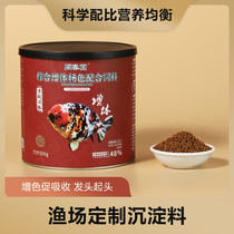 Minchun Garden Wen Chun fishing grounds Integrated color Yanglan sutai lion 48 protein increase body color without muddy water nutritious fish grain