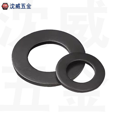 GB97发黑镀锌平垫8/10级12级华司垫片垫圈介子GB97.2倒角碳钢平圈 - 图3