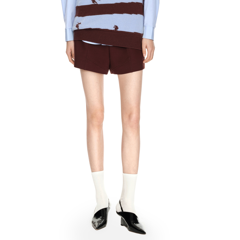 H·GENTEEL荷高年新款冬装女通勤A字版型显瘦休闲短裤 - 图0