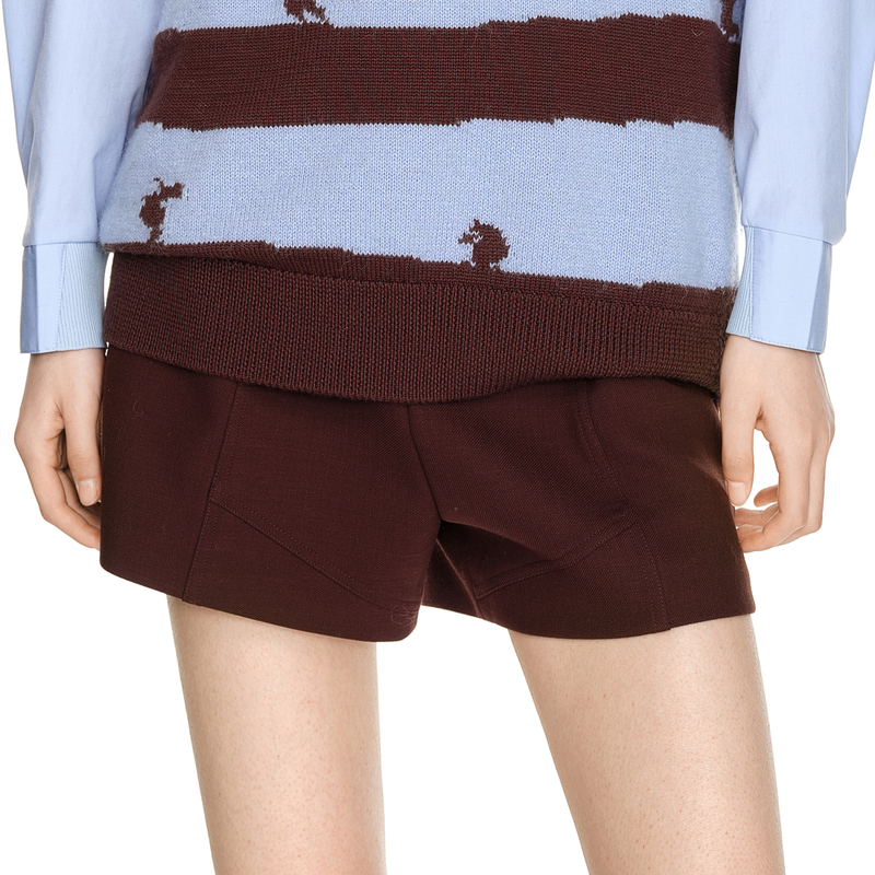 H·GENTEEL荷高年新款冬装女通勤A字版型显瘦休闲短裤 - 图2