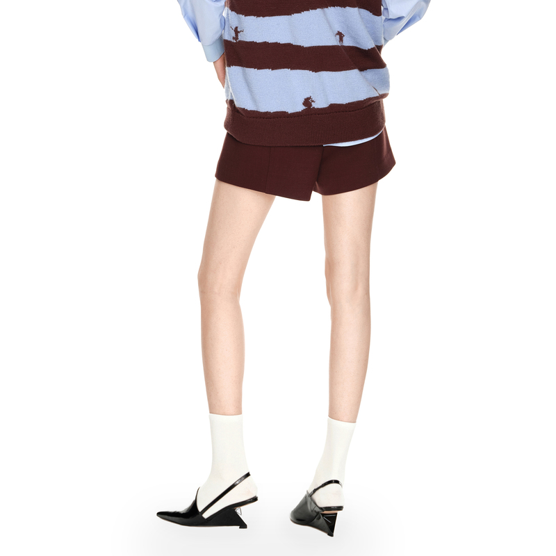 H·GENTEEL荷高年新款冬装女通勤A字版型显瘦休闲短裤 - 图1