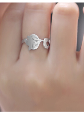 沁缘925银韩版女士生日礼物戒指