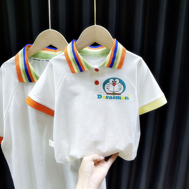 亲子装2021夏季新款潮儿童t polo衫 dnslsm亲子装/亲子时装