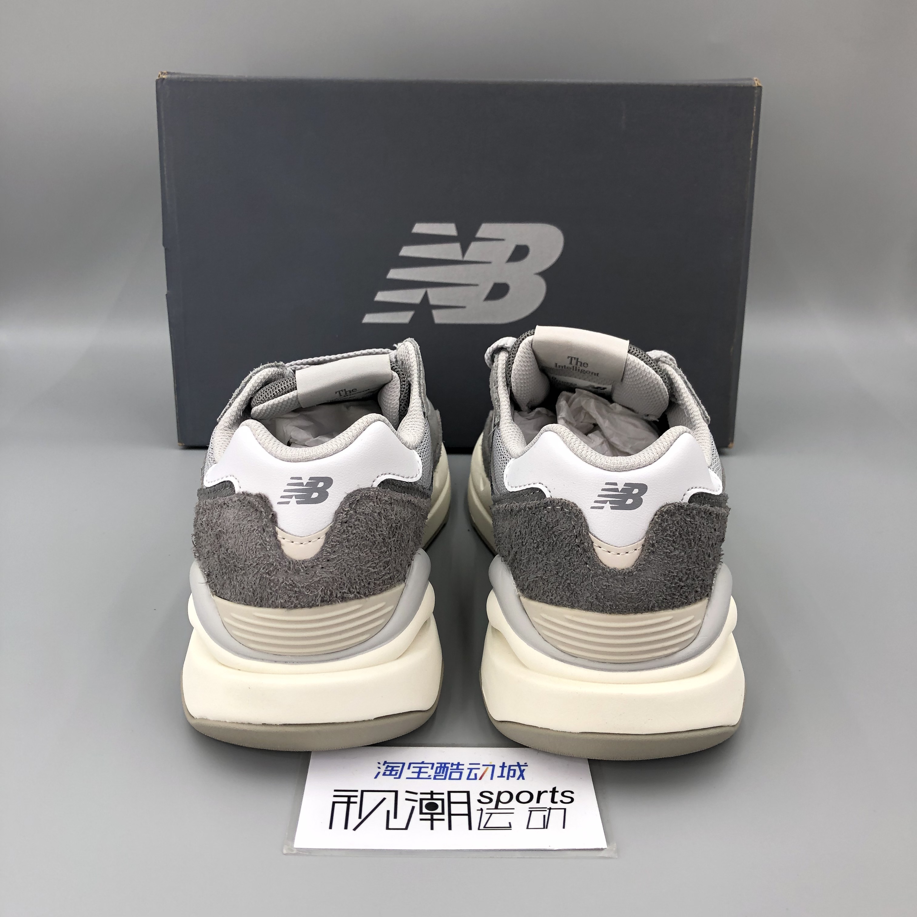 NewBalance NB5740灰白男女透气轻便复古缓震休闲跑步鞋 M5740PSG - 图1