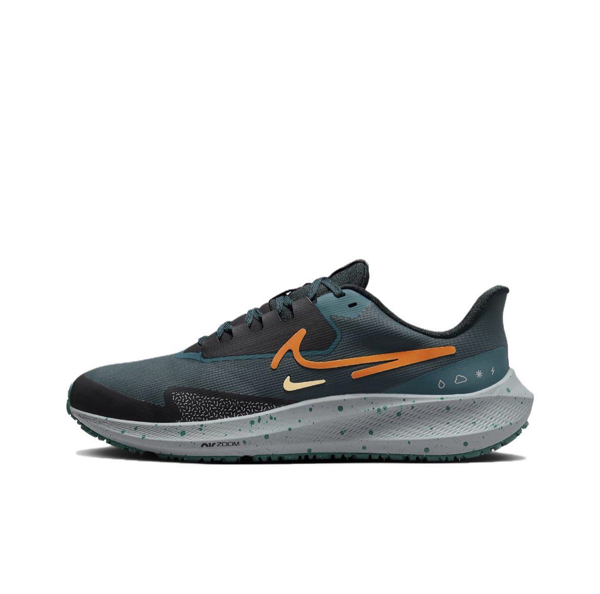 Nike耐克ZOOM PEGASUS蓝橙绿飞马39防水缓震休闲跑步鞋DO7625-300 - 图3