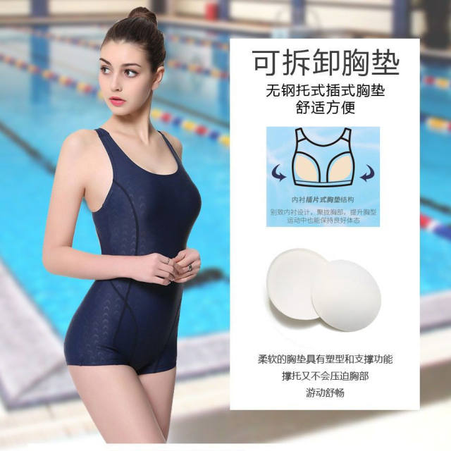 Women's professional training for swimsuits, one-piece, fat and larger size