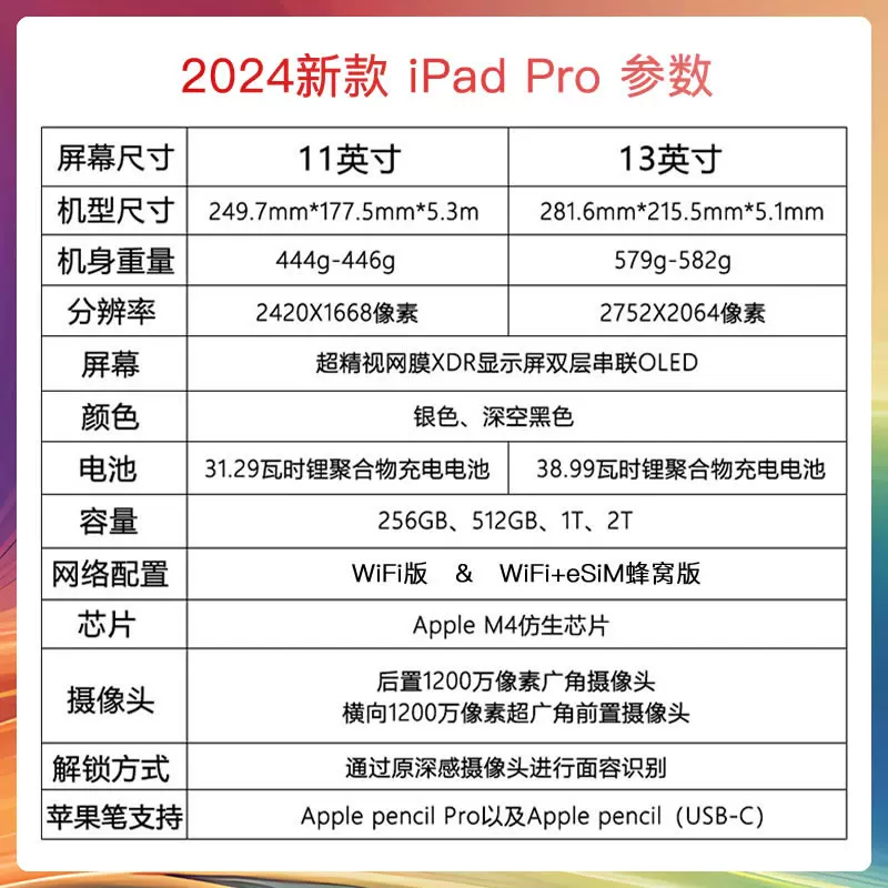 Apple, планшет iPhone11 Pro, ноутбук, pro2024, 13 дюймов