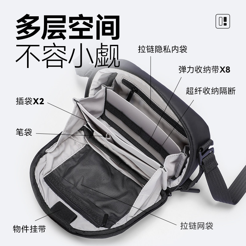 马可·莱登轻行系列休闲单肩斜挎小包多形态时尚收纳包可拆卸胸包,淘宝优惠券,粉丝福利购,淘宝优惠卷