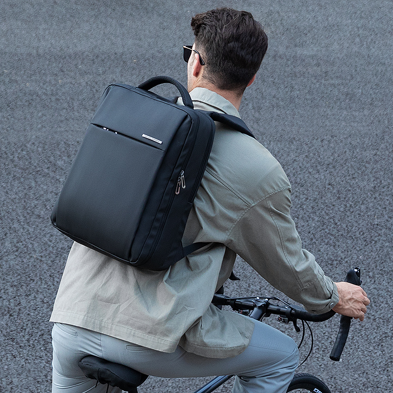 马可·莱登双肩包男休闲背包多功能15.6英寸电脑包旅行包学生书包 - 图3