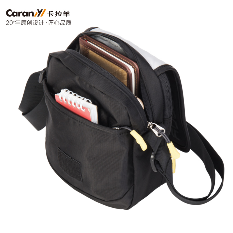 卡拉羊单肩包斜跨包休闲包韩版杨CX4008运动包男女休闲随身包 - 图2
