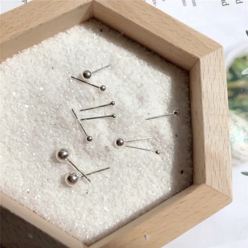 日韩925豆豆小圆珠耳钉简约百搭欧美个性迷你男女款耳骨钉,淘宝优惠券,粉丝福利购,淘宝优惠卷