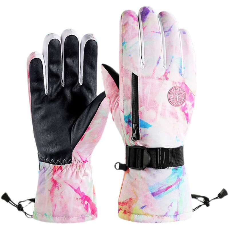 成人滑雪手套女士冬触屏防水防寒防风加厚加绒保暖冬季男闷子专业,淘宝优惠券,粉丝福利购,淘宝优惠卷