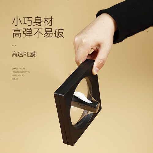 首饰盒收纳盒防氧化pe薄膜悬浮盒手链项链吊坠文玩饰品包装展示盒-图0