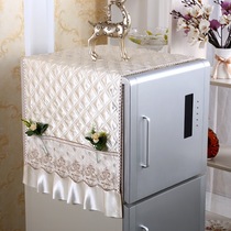 Fridge cover cloth art European-style single door refrigerator dust cover Haier Yong-sing Siemens Refrigerator lid Bug fridge containing