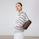 ເສື້ອເຊີດຄໍລູກເຮືອ lyocell tencel striped ຂອງແມ່ຍິງ