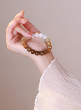 印象眸和田玉手串男女款