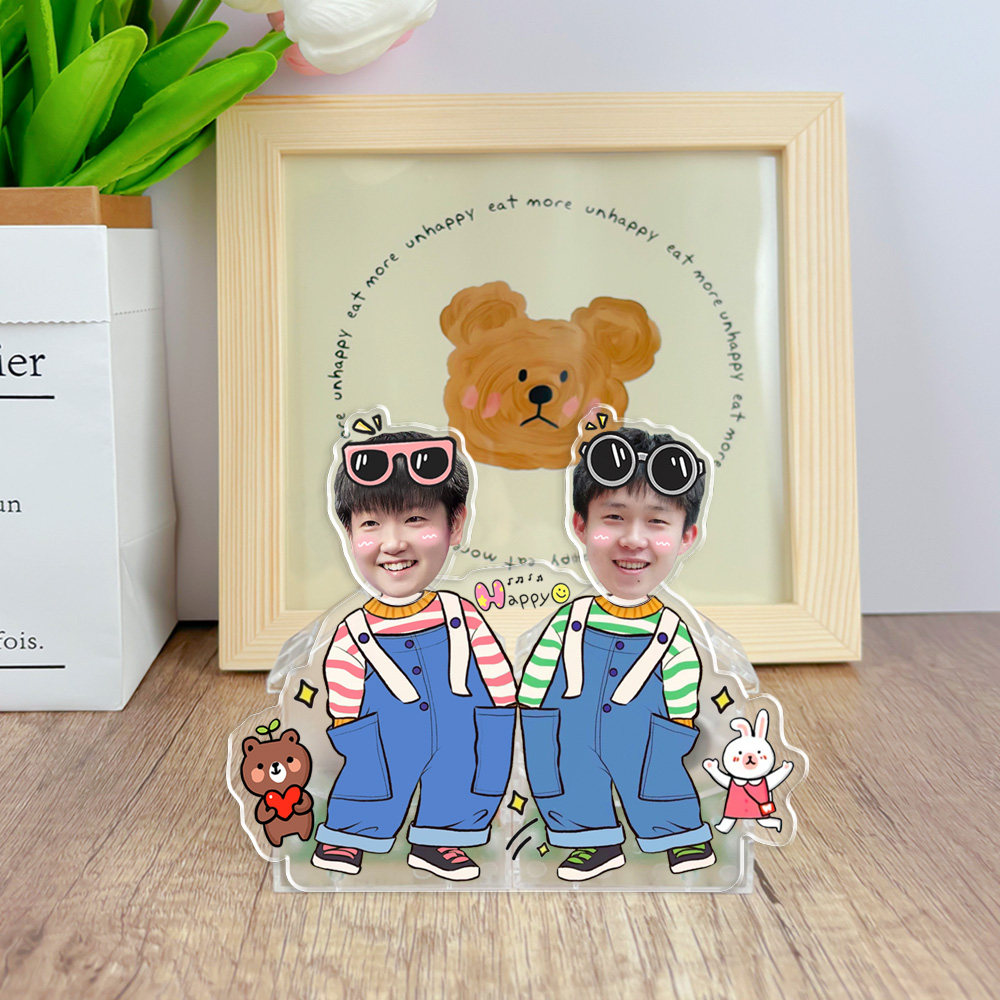 孙颖莎王楚钦周边车载摇头摆件桌面亚克力大头莎莎组合摇摇乐立牌,淘宝优惠券,粉丝福利购,淘宝优惠卷