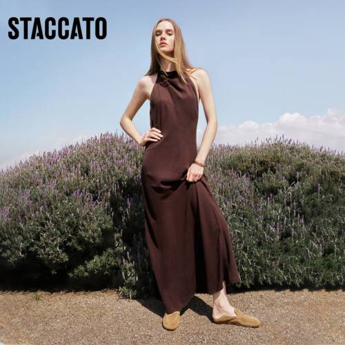 思加图2026新款奶油慕斯复古乐福鞋奶油鞋一脚蹬单鞋女鞋EG713AA6 - 图1