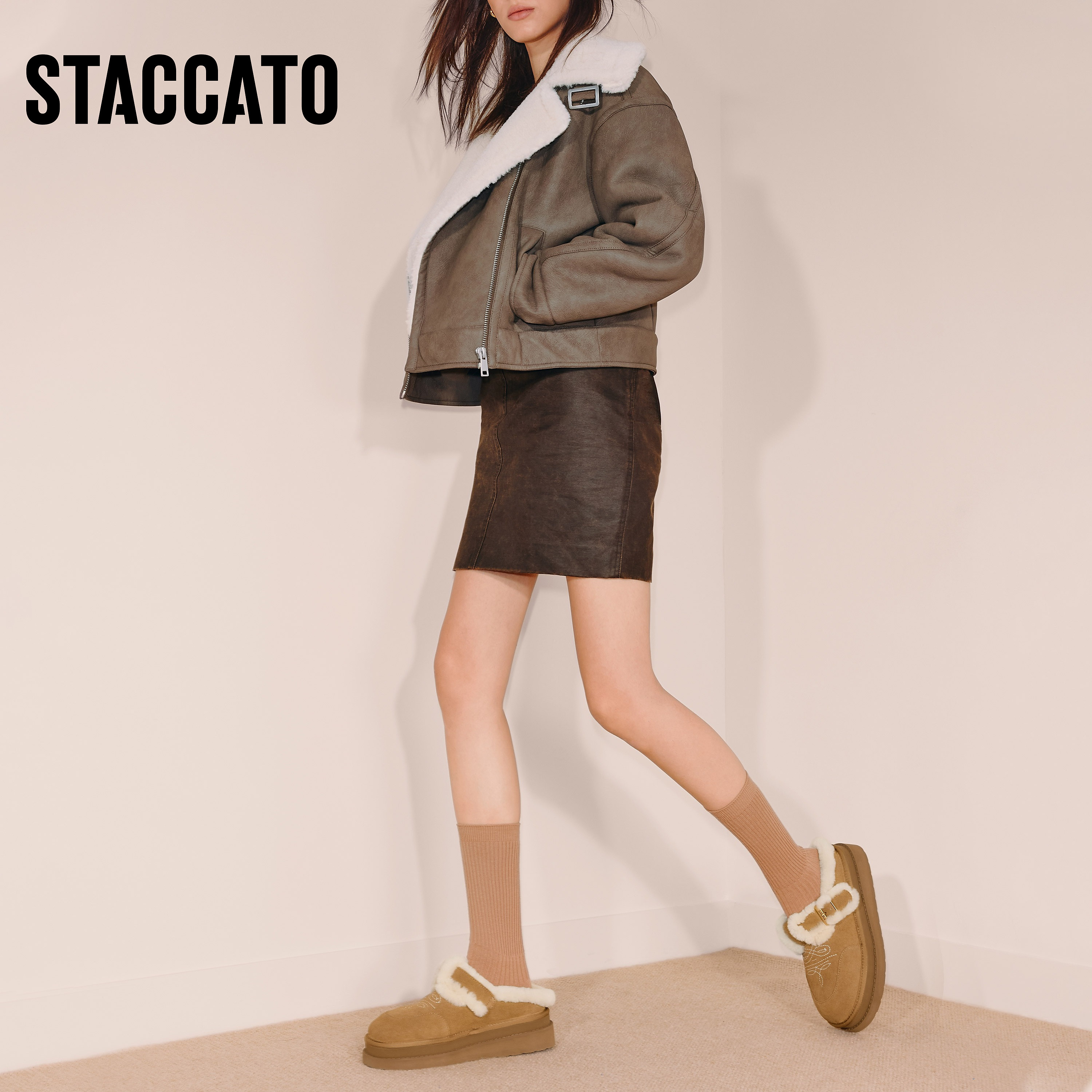 思加图冬季新款复古勃肯鞋保暖加绒毛毛鞋厚底增高女鞋子EIY04DH5,淘宝优惠券,粉丝福利购,淘宝优惠卷