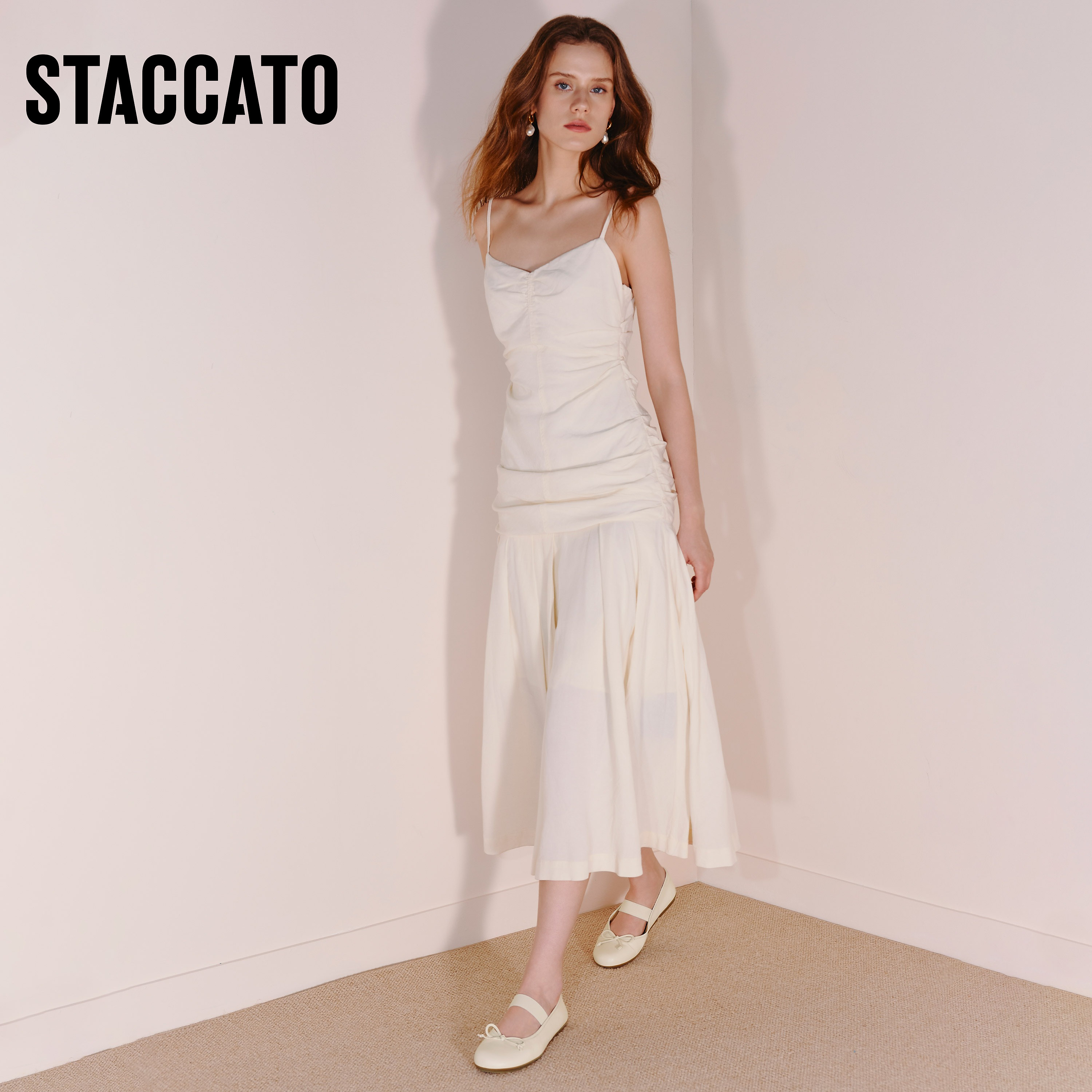 思加图新款法式芭蕾舞鞋平底鞋浅口鞋单鞋温柔女鞋子EG705CQ5,淘宝优惠券,粉丝福利购,淘宝优惠卷