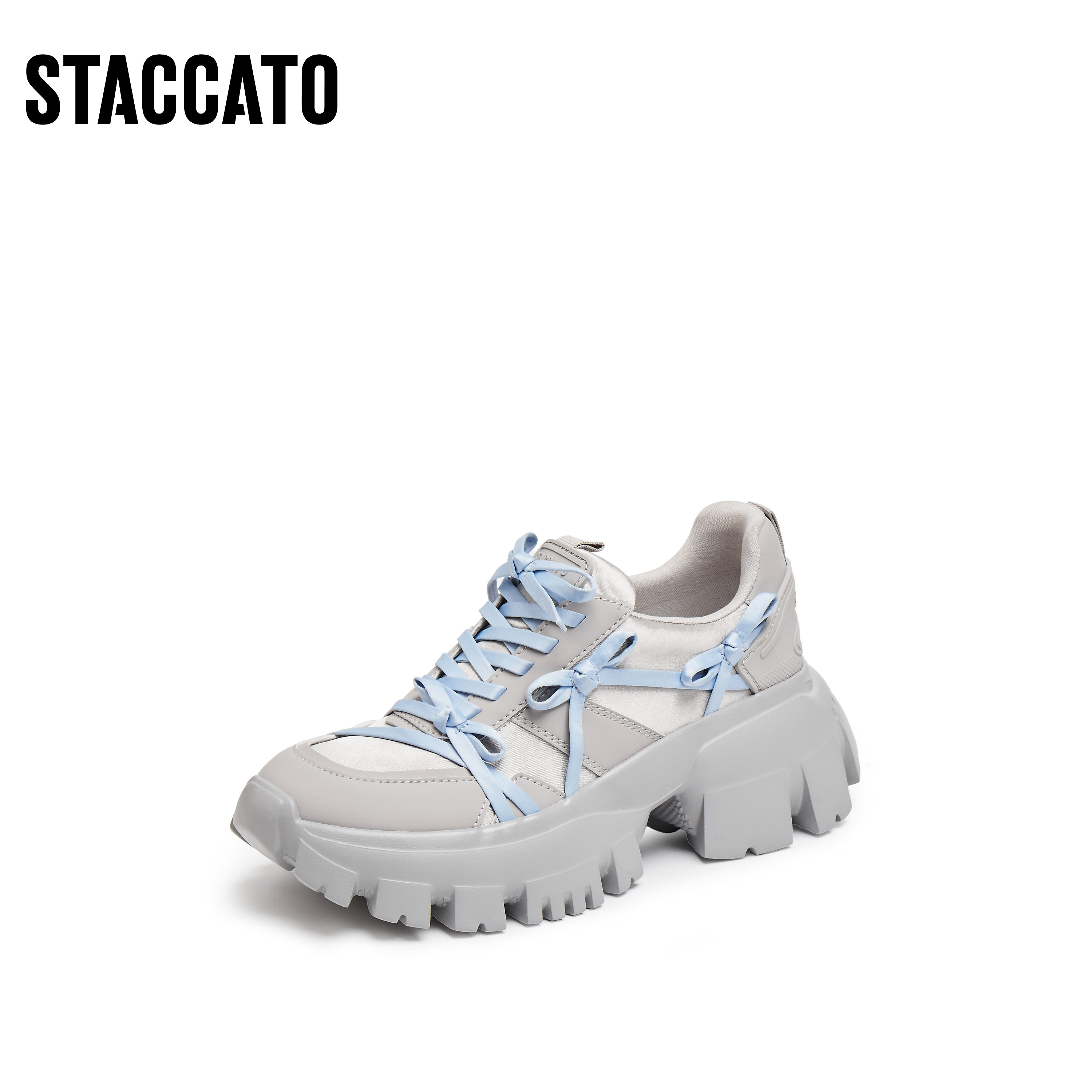 思加图新款蝴蝶甜心老爹鞋厚底增高运动休闲鞋女鞋ECE90CM5,淘宝优惠券,粉丝福利购,淘宝优惠卷