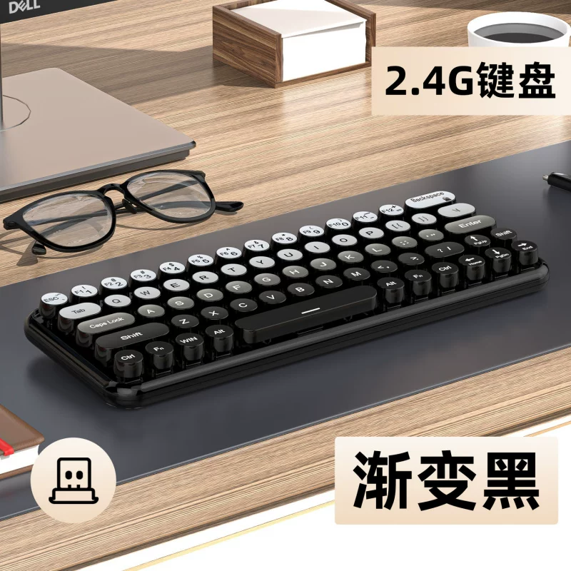 Wireless keyboard for office, mouse, set, handheld laptop, bluetooth, gradient