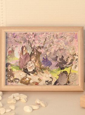 夏目友人帐周边定制动漫海报壁挂画装饰画摆台件相框朋友生日礼物