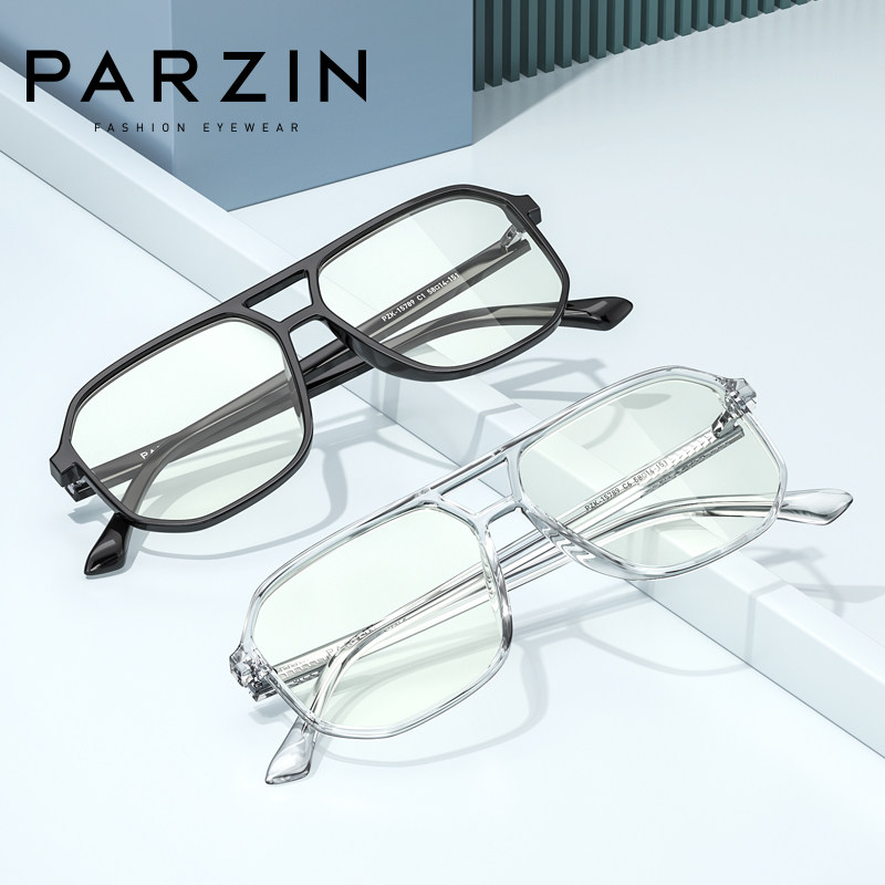 帕森防蓝光男女双梁显瘦眼镜框 帕森防蓝光镜